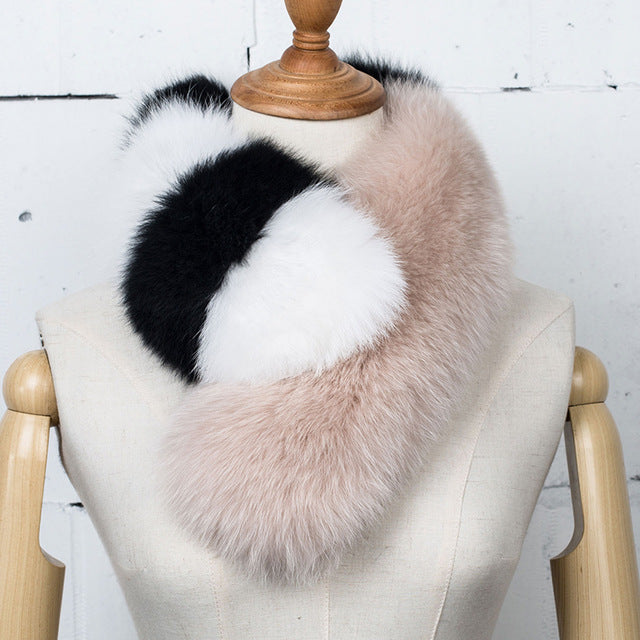 Thick Fox Fur Scarf
