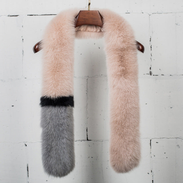 Fox Fur Scarf Stitching Design