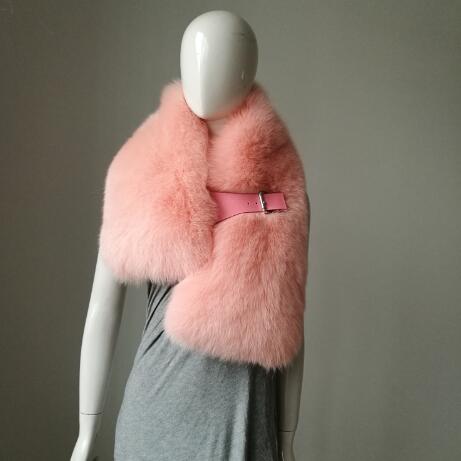 Large Luxurious Genuine Fox Fur Scarf