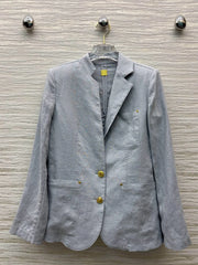 Lapel Long Sleeves Patchwork Pocket Temperament Jacket