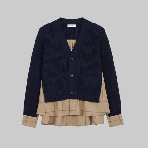 Oversized Long-Sleeve Knit Top