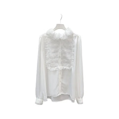 Elegant Ruffled neck Top