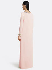 Beaded Loose Long Sleeved  Long Maxi Dress