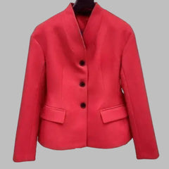 Classic Fit Wool with Structured Silhouette Blazer
