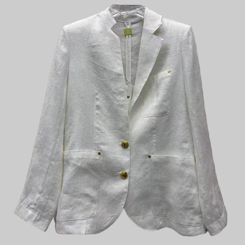 Knitted blended Belt Turn Down Collar Coat