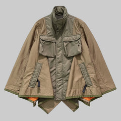 Loose Patchwork Casual Jacket