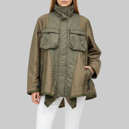 Loose Patchwork Casual Jacket