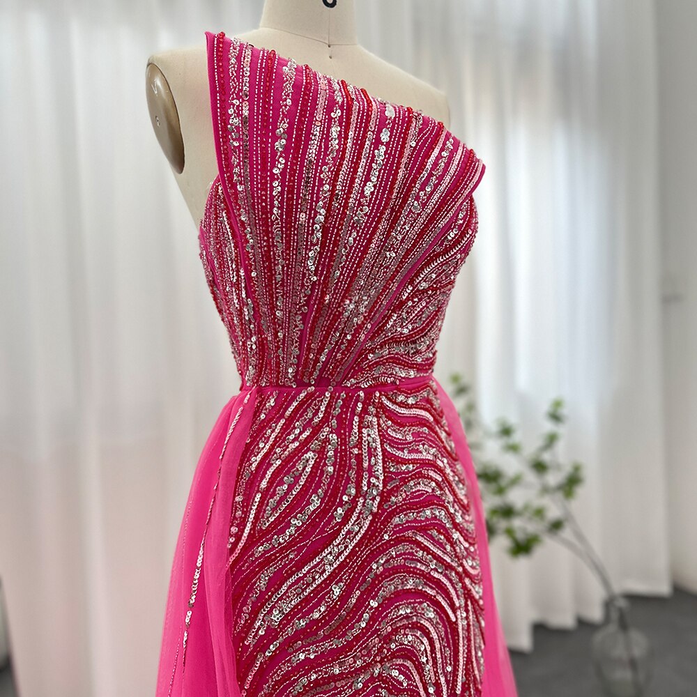Luxury Beads Prom Gown