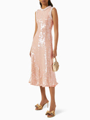 Patchwork Sequins Slimming Chic Dress