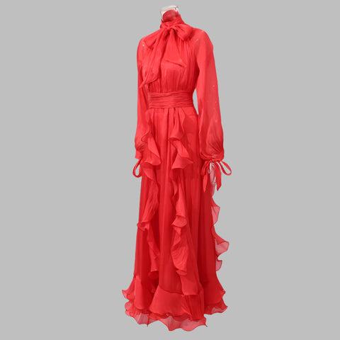 Striped Sequined Round Neck Sleeveless Elegant Slim Knitted Maxi Dress
