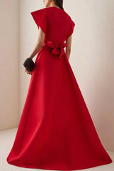 Sleeveless Luxury Maxi Royal Dress