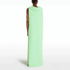 Shawl Sleeve  Maxi  Evening Dress
