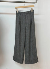 Casual Wool Plaid WaistedStyle Suit + Vest + Trousers Set