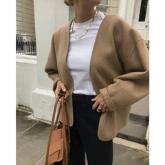 Wool Cashmere Blend Double-sided  Coat