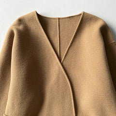 Wool Cashmere Blend Double-sided  Coat