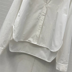 Cotton hooded long sleeved Top