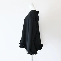 Ruffle Edge Bow  Top