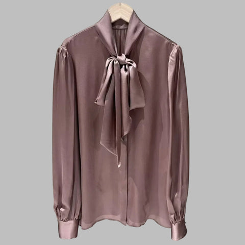 Irregular Lace Up  Slash Neck Off Shoulder Long Sleeve Irregular Top