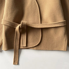 Wool Cashmere Blend Double-sided  Coat