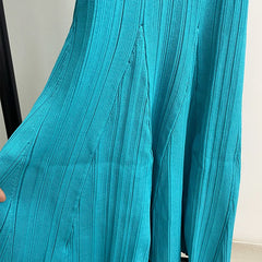 Fishtail Stretch Slim Knit Long dress