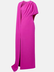 Rose Red One Shoulder Maxi Dress
