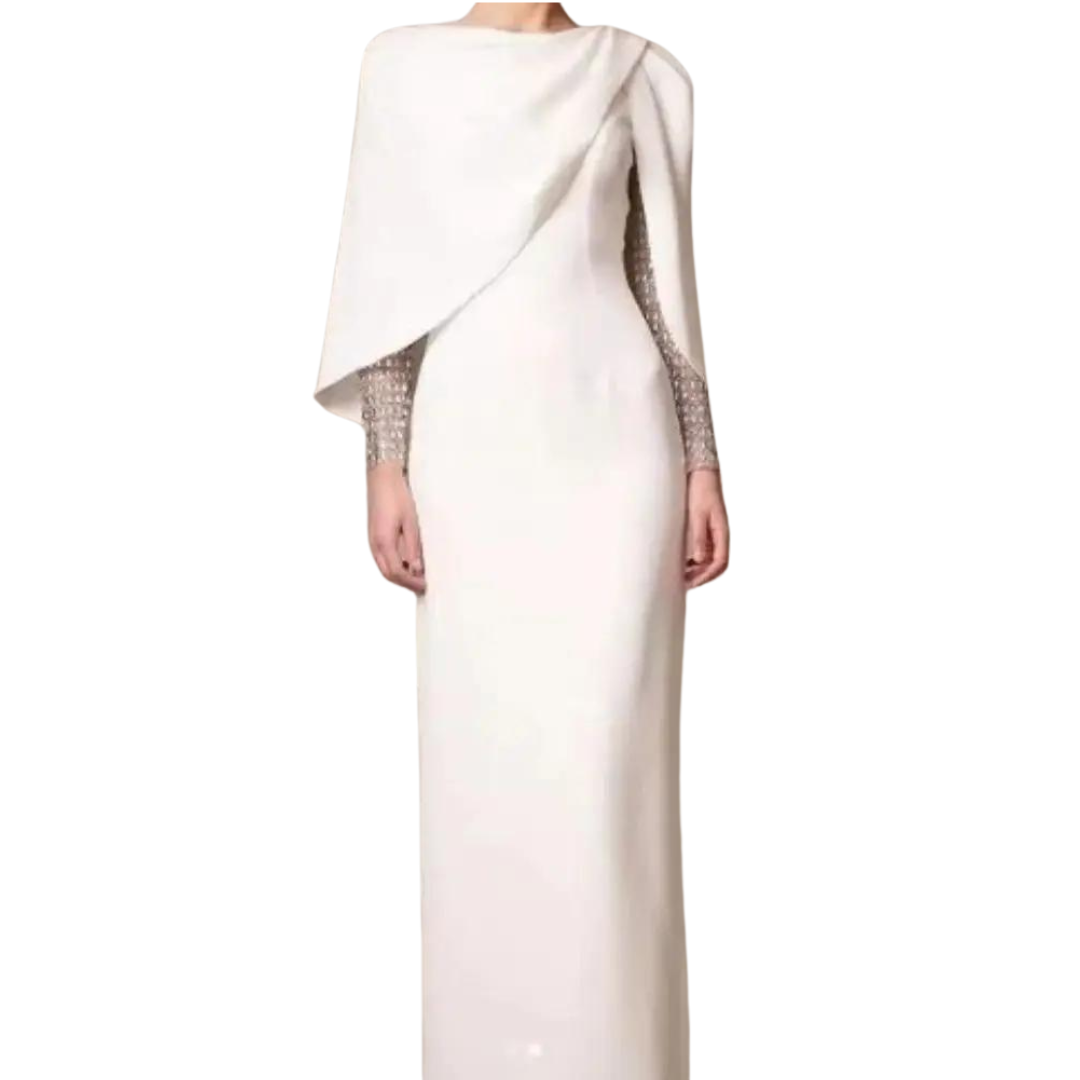 Neckline Floor-Length Elegant Dress