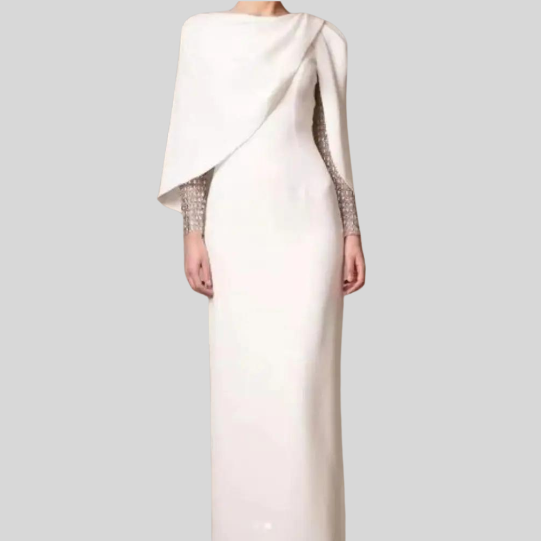 Neckline Floor-Length Elegant Dress