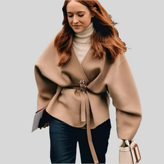 Wool Cashmere Blend Double-sided  Coat