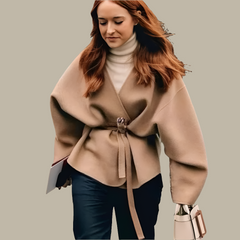 Wool Cashmere Blend Double-sided  Coat