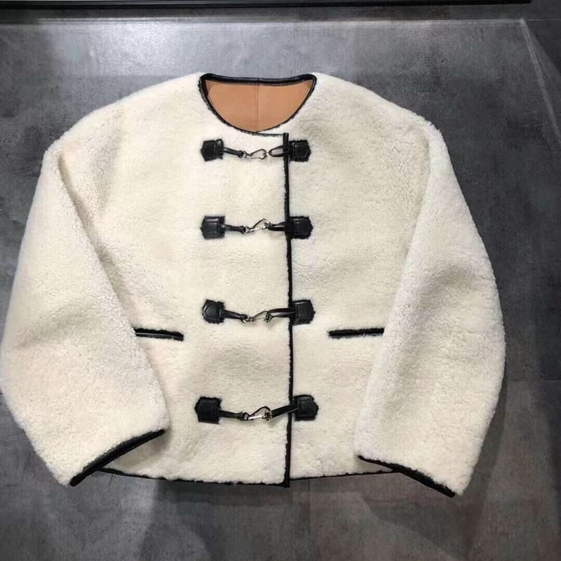 Sheepskin Warm Coat
