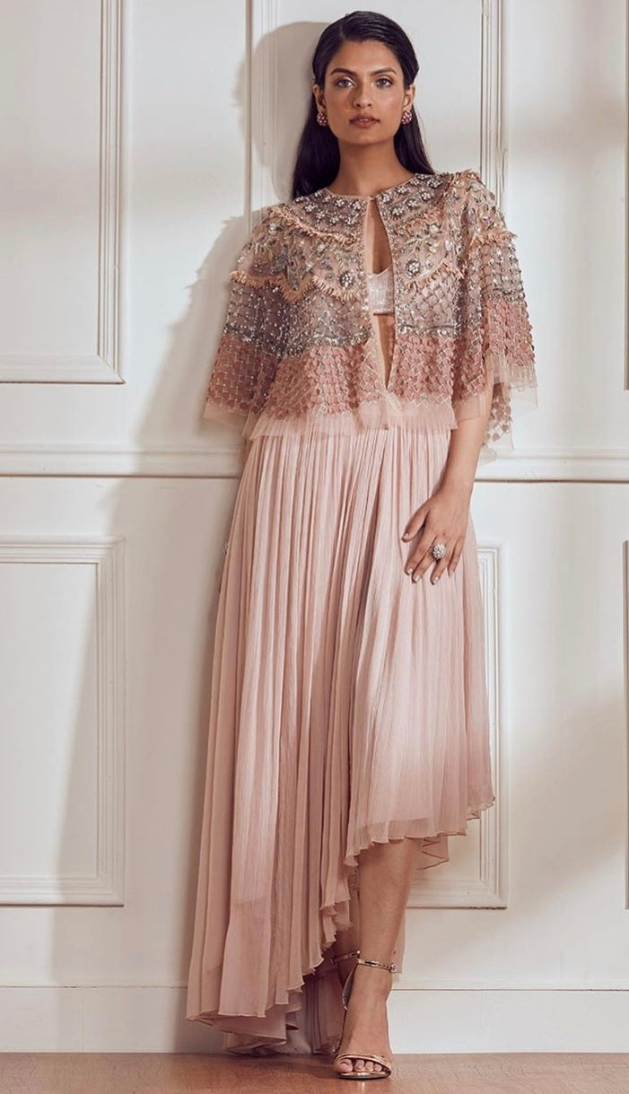 Hand Made Embroidered Luxury Design Couture Set