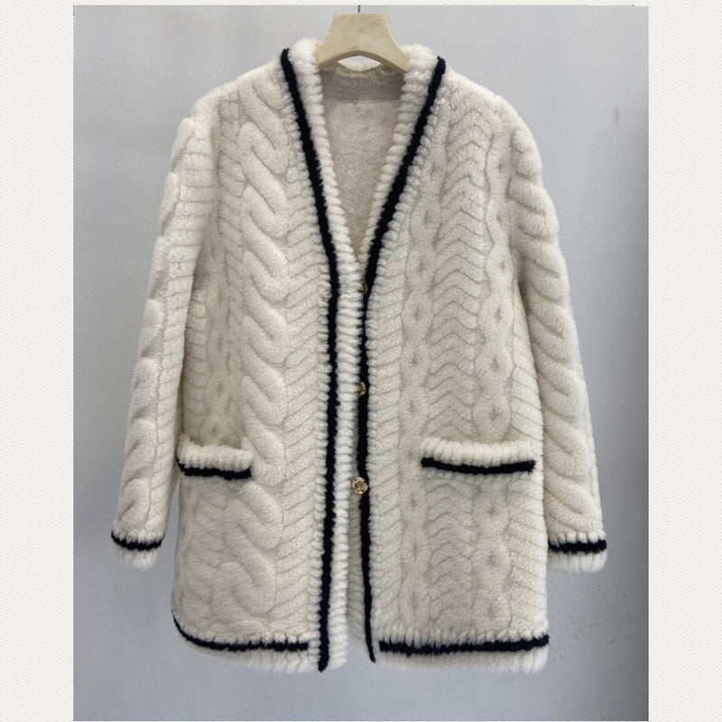 Long Wool Loose Cashmere Coat