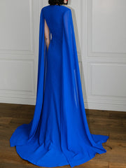 Strapless Blue Banquet Maxi Dress