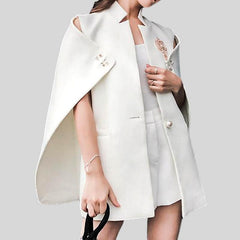 Beading Batwing Sleeve Short Poncho - Knot Bene