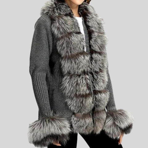 Genuine Fox Fur Coat
