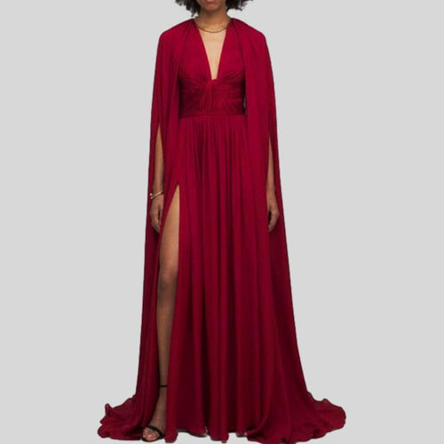 Loose High Waist V-neck Long Sleeve