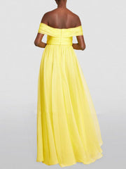 Elegant Pleated Slash Neck Sleeveless Tide Maxi Dress