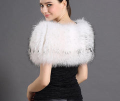 Genuine Fox Fur Elegant Shawl - Knot Bene