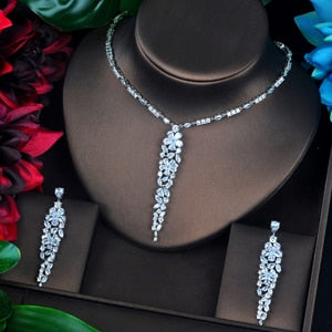 Sparkling  Full Cubic Zircon Jewelry Set