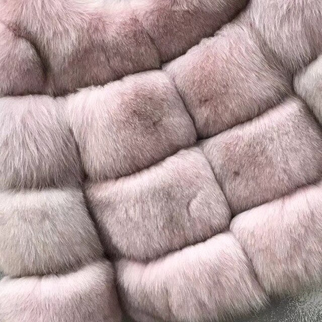 Natural  Fox Fur Coat