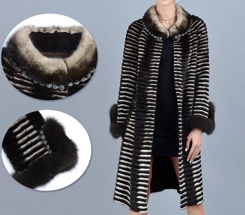 Knitted Mink Fur Coats